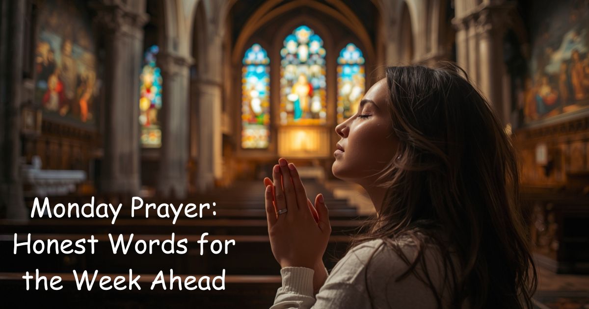 Monday Prayer: Honest Words for the Week Ahead