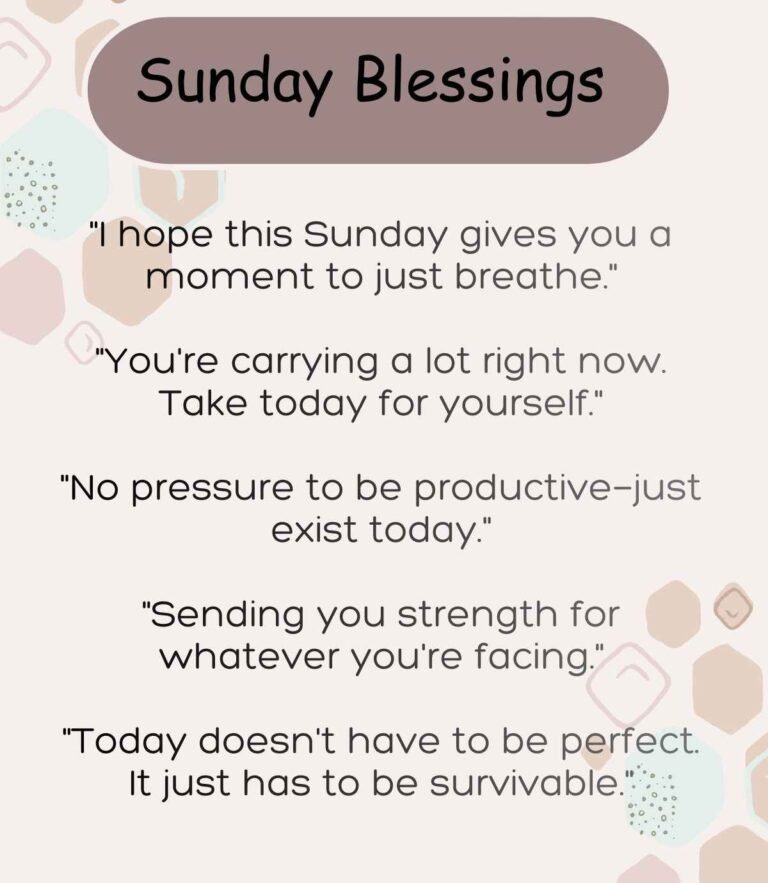 Sunday Blessings: The Weekend Message Everyone Sends