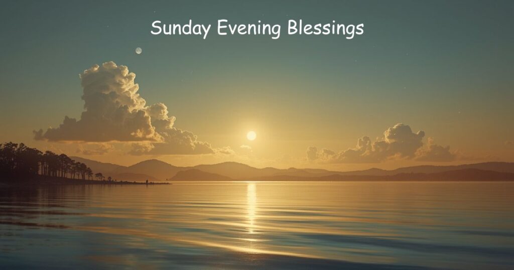 Sunday Evening Blessings