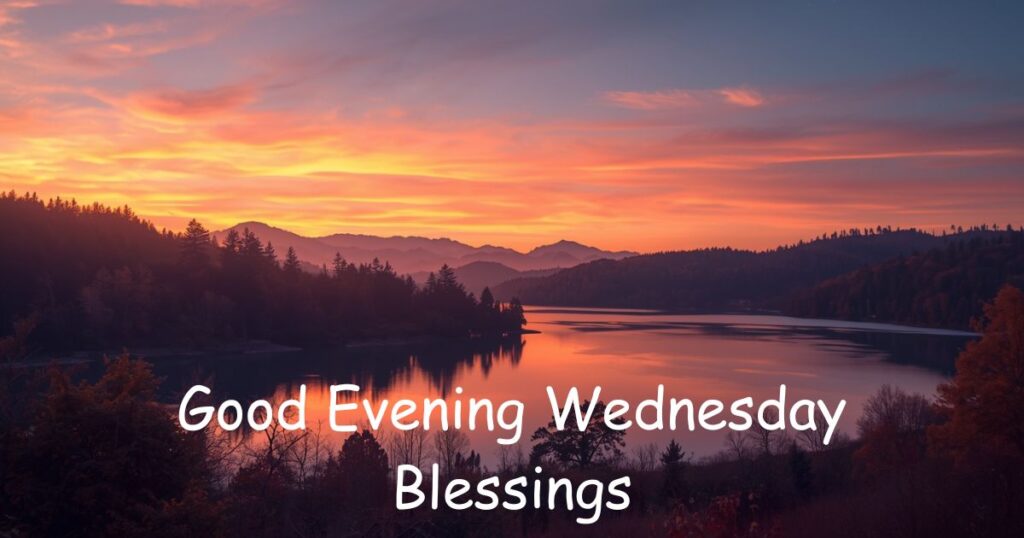 Good Evening Wednesday Blessings