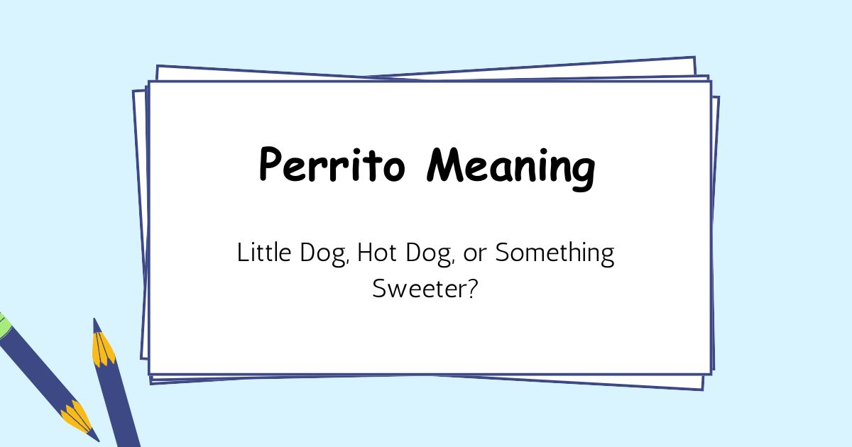 Perrito Meaning — Little Dog, Hot Dog, or Something Sweeter?