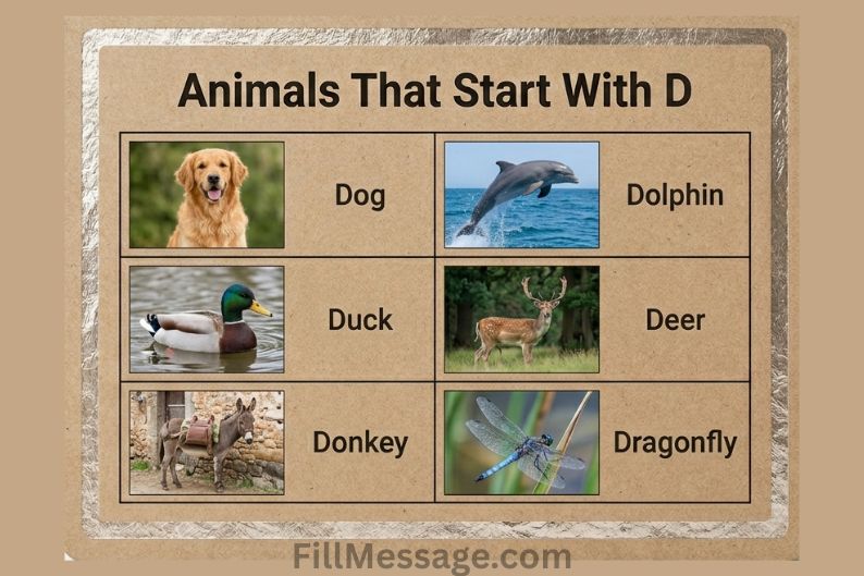 Animals That Start With D