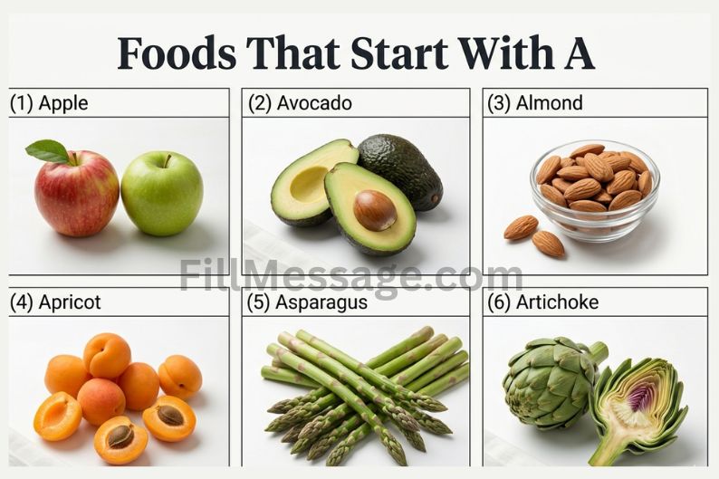 Foods That Start With A