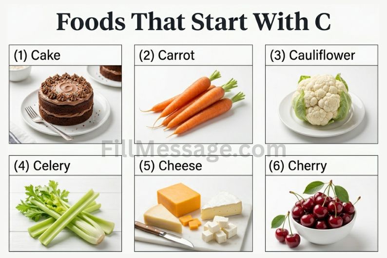 Foods That Start With C