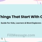 Things That Start With C — For Kids, Learners & Word Explorers
