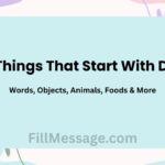 Things That Start With D — Words, Objects, Animals, Foods & More