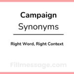 Another Word for Campaign: Right Word, Right Context