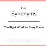 30 Another Word for Fire: The Right Word for Every Flame